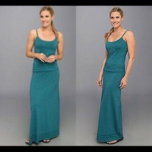 Horny Toad & Co Island Dress XS Green Maxi NWOT